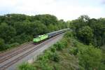 Schnellzug mit Werbelok F40PH-2 ...  Gilbert Angermann 08.08.2009