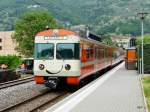 flp-ferrovie-lugano-ponte-tresa FLP - Regio nach Lugano mit dem Triebwagen Be 4/12 22 bei der Haltestelle Molinazzo am 13.05.2009