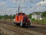Die 362 887 am 26.08.2008 bei Rangierarbeiten im Regensburger Hbf. ...