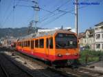 Be 522 bei der Durchfahrt vom Bahnhof Giessh�bel auf dem ...