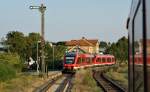 648 003 und 648 001 warten am 7.08.2009als RB nach ...
