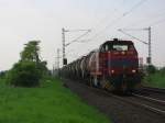 MaK G 1000 BB Mak G 1000BB mit KeWa in Neuss Allerheiligen am 30.04.2009
