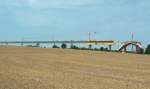 Zuk�nftige Unstruttalbr�cke bei Wetzendorf, f�r die ICE Neubaustrecke Erfurt - ...