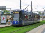 dresden-niederflurwagen-haltestellen-strecken DVB Nr.2602 'Gamma Immobilien' f�hrt am 24.07.'09 in die Station Hbf. ein