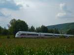ICE 1571 nach Bamberg wird in wenigen Minuten Saalfeld (Saale) ...