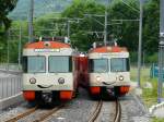 FLP - Bei Magliaso unterwegs sind die Triebwagen Be 4/12 ... FLP - Bei Magliaso unterwegs sind die Triebwagen Be 4/12 ...