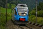Triebwagen 4024 120 S-Bahn Steiermark f�hrt als REX 1710 von ...