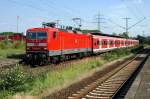 Zug der S 3 ...  Hans-Joachim Str�h 09.08.2009