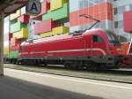 Den slowenischen Stier 541 108-1 erwischten wir ebenfalls
am 8. August ...