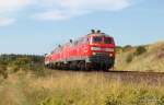 Ein 218er Dreiergespann, angef�hrt ...  Lars Backhaus 10.08.2009