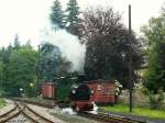 I K Nr.54 beim Umsetzen im Bahnhof Schl�ssel am 27.06.2009. ...