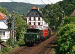 br-1020 1020.44 + 1110.505 + 194 279 sind am 22. Mai 2009 unterwegs als Tfzf 91340 von Kufstein nach Koblenz L�tzel. Die Aufnahme entstand im Heidelberger Stadtteil Schlierbach.