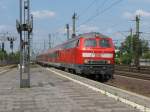 218 451-3 zieht am ...  Felix H�hne 11.08.2009