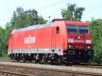 185 239 f�hrt am 05.08.2009 als Leerfahrt nach Bochum Langendreer ...