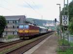Von Tschechien kommende 372 012 vor �u�erst sp�rlich genutzter Rollenden ...
