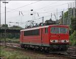 BR 151 155 061 beim Umsetzen in Aachen-West 11.8.2009