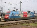101 096 Die Marche am 17.04.2005 in Karlsruhe Hbf.  ...