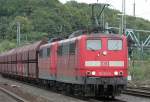 BR 151 Die 151 014-8 zieht in Doppeltraktion einen Kohlezug durch K�ln West am 31.07.2009