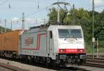 BR 186 Die E 186 906 XR von Crossrail durchf�hrt K�ln West am 31.07.2009
