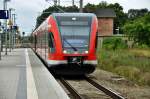 br-646-stadler-gtw-db Usedom Express mit einem 646-Doppel nach dem Richtungswechsel im Bf Z�ssow auf dem Weg nach Swinoujscie-City am 26.07.09