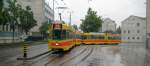 strasenbahn-basel-bvb-blt Linie 11 am Endpunkt 'St. Louis Grenze', 8. August 2009.