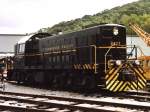 Historische 8677 (ex-US Air Force, ex-US Army) auf Tennessee Valley Railroad Museum in East Chattanooga am 30-8-2003. Bild un scan: Date Jan de Vries.