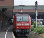 146 023 mit dem RE5 nach Koblenz Hbf bei der ...