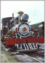 Schmalspurdampf Wenn sie noch lebt, w�re diese sch�ne Lok mit der Nr. 42 heuer 120 Jahre alt. Gem�ss Fabrikschild als Lok 10505 von Baldwin Locomotive Works im Dezember 1889 ausgeliefert, war sie bei meinem Besuch in Sao Joao del Rei auch als 90j�hrige in einem Topzustand. (Archiv 03/1979)
