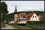 sweg-sudwestdeutsche-verkehrs-ag Noch acht Zugfahrten, dann herrscht hier Ruhe. 30. Juli 2009, Untergimpern.