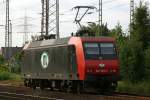 ITL Eisenbahngesellschaft mbH ITL 481 002-4 f�hrt am 11.8.09 durch Ratingen-Lintorf