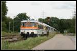 sweg-sudwestdeutsche-verkehrs-ag Mit diesem Zug auf dem H�ffenhardter Streckengleis h�tte wohl keiner mehr gerechnet... 30. Juli 2009, Neckarbischofsheim Nord.