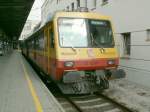 montafonerbahn MBS Triebwagen ET 10.107 am 12.08.09 im Bhf.Bludenz