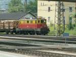 MBS Oldtimer 1045.01(1927)mit einem Holztransport in Bludenz.12.08.09  ...