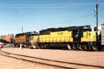 Sonstige 5529 und 5090 der Chicago North Western System) in Rapid City (State of South Dakota) am 17-08-1993. Bild und scan: Date Jan de Vries.