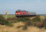 218 369-7 und 218 344-0 verlassen am 6.08.09 mit dem ...
