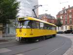 DVB Nr.224 267 und sein Beiwagen DVB Nr.224 266 stehen ...