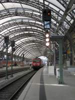 Dresden Hbf:  Bremsen in ...  Felix H�hne 13.08.2009
