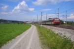 Nachschuss des IR 2124 in T�gerwilen.
13.08.09  ...