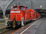 362 614-0 vor dem am 11.8.2009 von 120 123-5 nach ...