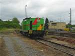 293.02 der ITL macht Feierabend an der alten Verladerampe in ...