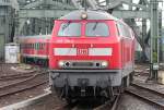 Die 218 136-0 f�hrt ...  Eric Otten 14.08.2009