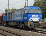 V206 der Rurtalbahn, aufgenommen in K�ln West am 14.8.09  ...