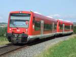 650 014-4 f�hrt am 15.08.2009 zwischen Herrenberg und G�ltstein auf ...