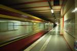 Berlin, 15.08.2009, S1 nach Oranienburg bei der Ausfahrt aus dem ...