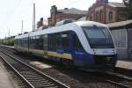 br-648-lint-41-private VT.4.11 (648 691-3)der Eurobahn stand am 15.08.2009 am Elzer Bahnhof.Der Elzer Bahnhof wird St�ndlich angefahren.Sein Ziel war Hameln.