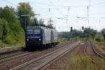 br-143-private 143 286 + 143 069 (RBH) als Tfzf 63912 Kassel-Bettenhausen - Halle am 15.8.2009 durch Einbeck-Salzderhelden