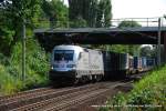 BR 182 182 004-2 (DB) f�hrt am 15. August 2009 um 15:28 mit einem GZ durch Hannover Limmer