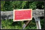 Ohne Worte... H�ffenhardt, 31. Juli 2009.  ...