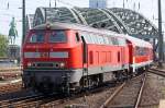 Die 218 136-0 bei ...  Daniel Meyer 17.08.2009