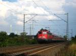 110 300 als RegionalExpress unterwegs von Mainz in Richtung Bingen ...